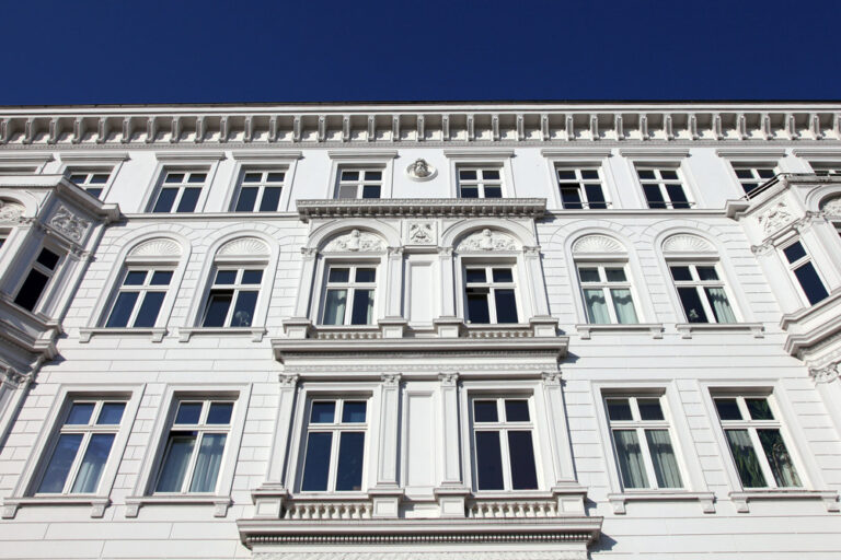 Fassade von einem Hamburger Haus